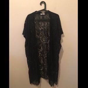 Black Lace Kimono